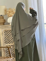 Khimar Nahla Mousseline Olive